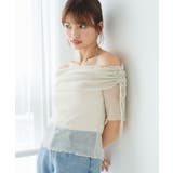 ∞ラメチュールオフショル半袖トップス | MAJESTIC LEGON  | 詳細画像11 