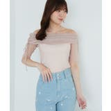 ∞ラメチュールオフショル半袖トップス | MAJESTIC LEGON  | 詳細画像18 