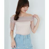 ∞ラメチュールオフショル半袖トップス | MAJESTIC LEGON  | 詳細画像19 