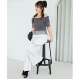 ∞ラメチュールオフショル半袖トップス | MAJESTIC LEGON  | 詳細画像24 