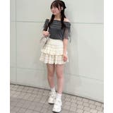 ∞ラメチュールオフショル半袖トップス | MAJESTIC LEGON  | 詳細画像31 