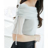 ∞ラメチュールオフショル半袖トップス | MAJESTIC LEGON  | 詳細画像39 