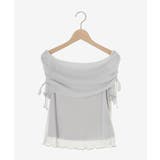 ∞ラメチュールオフショル半袖トップス | MAJESTIC LEGON  | 詳細画像45 