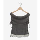 ∞ラメチュールオフショル半袖トップス | MAJESTIC LEGON  | 詳細画像46 