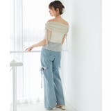 ∞ラメチュールオフショル半袖トップス | MAJESTIC LEGON  | 詳細画像9 