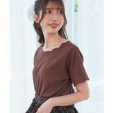 スカラップデザイントップス | MAJESTIC LEGON | 詳細画像24