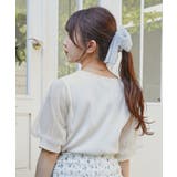 パールチュールスリーブトップス | MAJESTIC LEGON | 詳細画像23