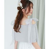 肩リボンオフショルカットトップス | MAJESTIC LEGON  | 詳細画像22 