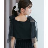 肩リボンオフショルカットトップス | MAJESTIC LEGON  | 詳細画像29 