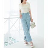 肩リボンオフショルカットトップス | MAJESTIC LEGON  | 詳細画像3 