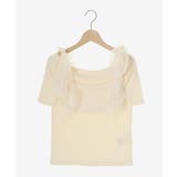 肩リボンオフショルカットトップス | MAJESTIC LEGON  | 詳細画像31 