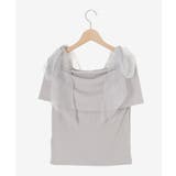 肩リボンオフショルカットトップス | MAJESTIC LEGON  | 詳細画像35 