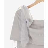 肩リボンオフショルカットトップス | MAJESTIC LEGON  | 詳細画像37 