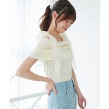 肩リボンオフショルカットトップス | MAJESTIC LEGON  | 詳細画像7 