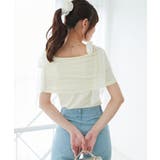 肩リボンオフショルカットトップス | MAJESTIC LEGON  | 詳細画像8 