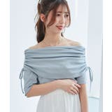 サイドドロストオフショルカットトップス | MAJESTIC LEGON  | 詳細画像19 