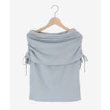 サイドドロストオフショルカットトップス | MAJESTIC LEGON  | 詳細画像36 