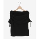 サイドドロストオフショルカットトップス | MAJESTIC LEGON  | 詳細画像37 