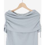 サイドドロストオフショルカットトップス | MAJESTIC LEGON  | 詳細画像39 