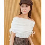 サイドドロストオフショルカットトップス | MAJESTIC LEGON  | 詳細画像6 