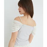 パールチェーン異素材トップス | MAJESTIC LEGON | 詳細画像16