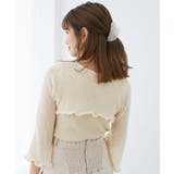 デコルテオープンメッシュニット | MAJESTIC LEGON  | 詳細画像14 