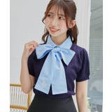 リボンセットドッキング半袖ニット | MAJESTIC LEGON | 詳細画像34