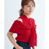 パールチェーンビジューリボンニット | MAJESTIC LEGON | 詳細画像23