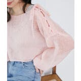ピンク | レースアップメッシュニット | MAJESTIC LEGON