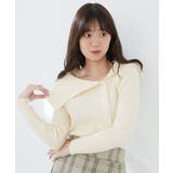 ビッグカラーボタンオフショルニット | MAJESTIC LEGON  | 詳細画像7 