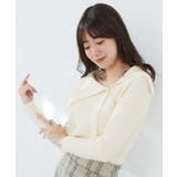 ビッグカラーボタンオフショルニット | MAJESTIC LEGON  | 詳細画像8 