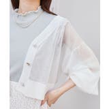 アソートボタンシアーカーディガン | MAJESTIC LEGON  | 詳細画像9 