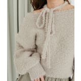 チョーカー付きプードルニット | MAJESTIC LEGON  | 詳細画像1 