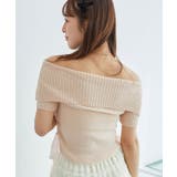 レースアップオフショルニット | MAJESTIC LEGON  | 詳細画像18 