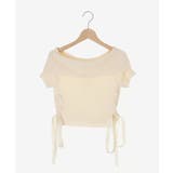 レースアップオフショルニット | MAJESTIC LEGON  | 詳細画像36 