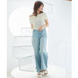 レースアップオフショルニット | MAJESTIC LEGON  | 詳細画像6 