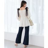 ショルダーリボンオフショルチュニック | MAJESTIC LEGON  | 詳細画像13 