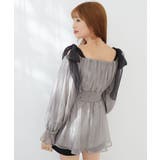 ショルダーリボンオフショルチュニック | MAJESTIC LEGON  | 詳細画像25 