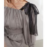 ショルダーリボンオフショルチュニック | MAJESTIC LEGON  | 詳細画像27 