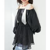 ショルダーリボンオフショルチュニック | MAJESTIC LEGON  | 詳細画像32 