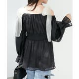 ショルダーリボンオフショルチュニック | MAJESTIC LEGON  | 詳細画像33 