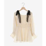 ショルダーリボンオフショルチュニック | MAJESTIC LEGON  | 詳細画像36 