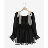 ショルダーリボンオフショルチュニック | MAJESTIC LEGON  | 詳細画像39 