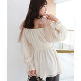 ショルダーリボンオフショルチュニック | MAJESTIC LEGON  | 詳細画像9 