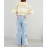 フロントリボンシアーフリルブラウス | MAJESTIC LEGON  | 詳細画像11 