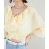 フロントリボンシアーフリルブラウス | MAJESTIC LEGON  | 詳細画像15 