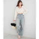 フロントリボンシアーフリルブラウス | MAJESTIC LEGON  | 詳細画像16 