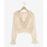 フロントリボンシアーフリルブラウス | MAJESTIC LEGON  | 詳細画像25 