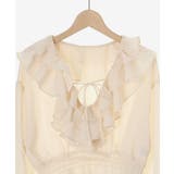 フロントリボンシアーフリルブラウス | MAJESTIC LEGON  | 詳細画像27 