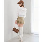 フロントリボンシアーフリルブラウス | MAJESTIC LEGON  | 詳細画像4 